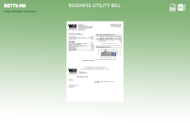 Бизнис сметка за комунални услуги во САД Минесота Рајт Хенепин